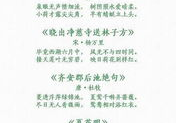有关夏天的诗句,古风中的炎炎夏日